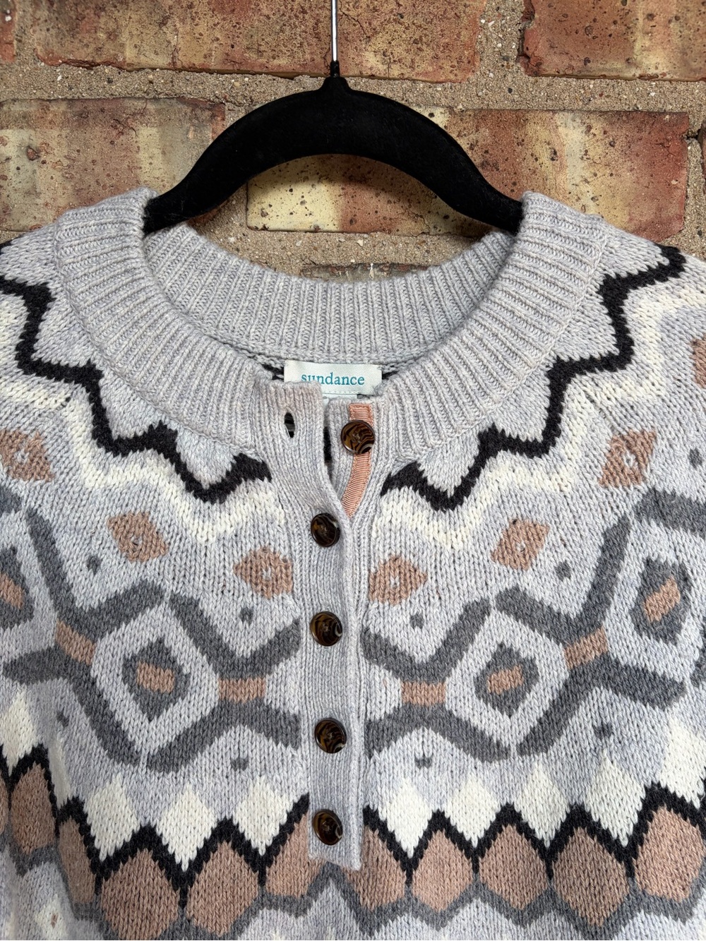 Sundance Fair Isle Cotton Sweater - Picture 2 of 10